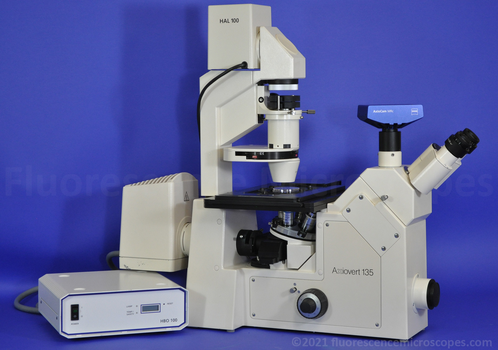 Zeiss Axiovert 135 Inverted (high power) DIC Fluorescence Microscope