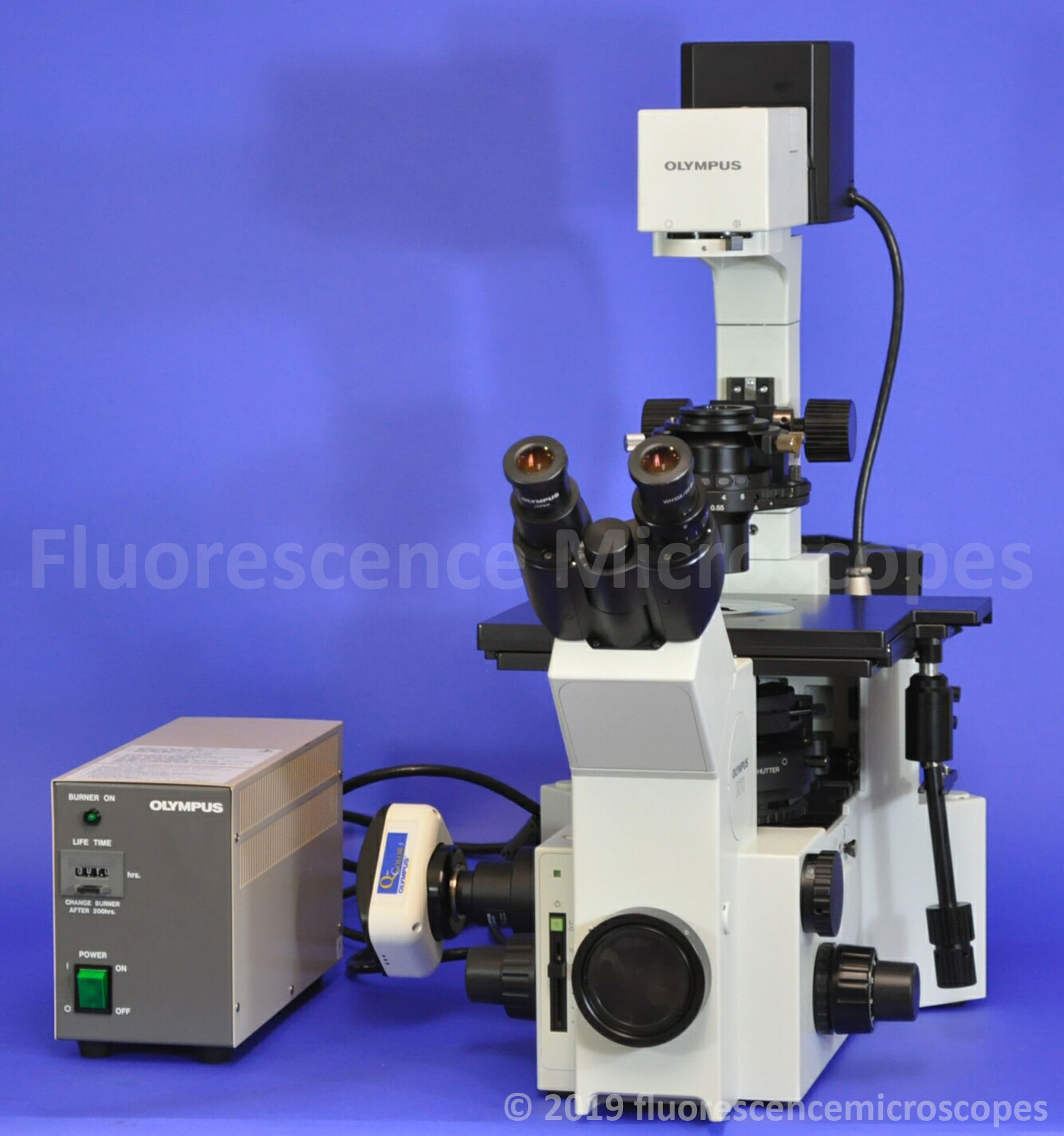 Olympus IX70 Inverted Fluorescence Phase Contrast Microscope High NA