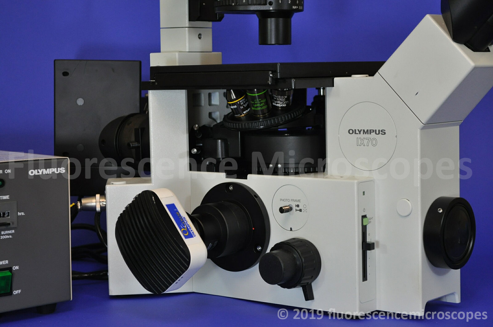 Olympus IX70 Inverted Fluorescence Phase Contrast Microscope High NA