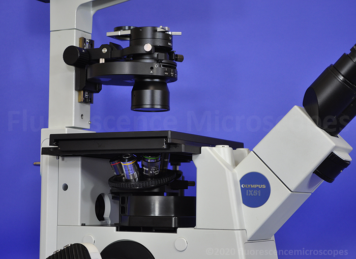 Olympus IX51 Inverted RC Relief Contrast and DIC Microscope – IX2