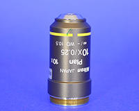 Nikon Plan 10x / 0.25, Inf/-. Microscope Objective Lens