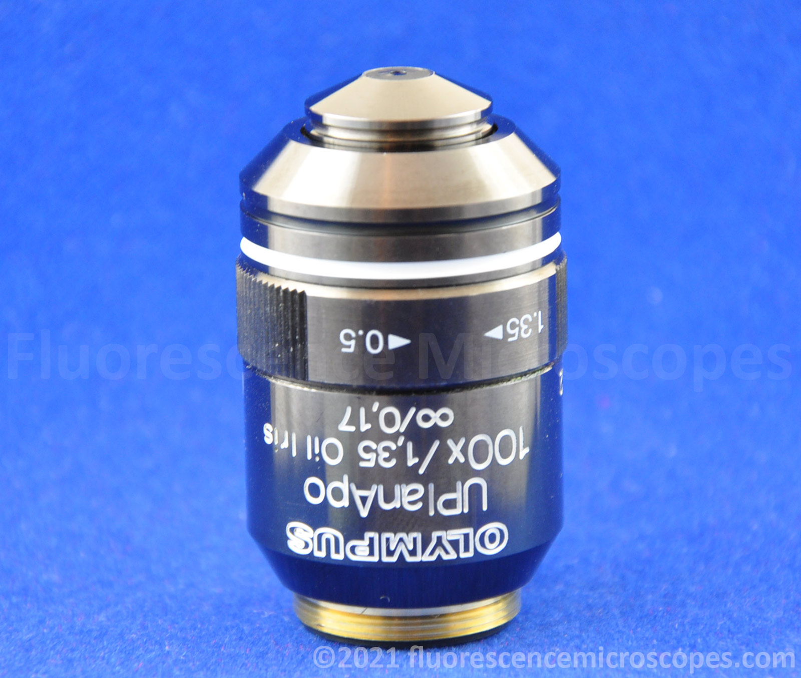 Olympus UPlanApo 100x /1.35. ∞/0.17. Oil Iris Microscope Objective